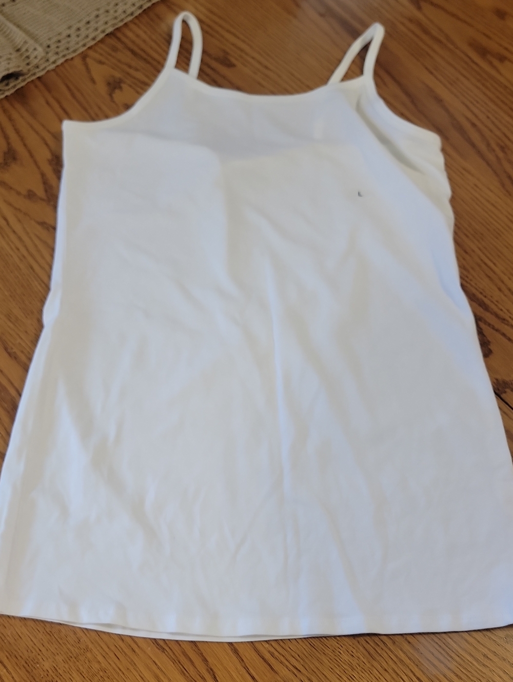 Maurices White Slim Spaghetti Strap Camisole